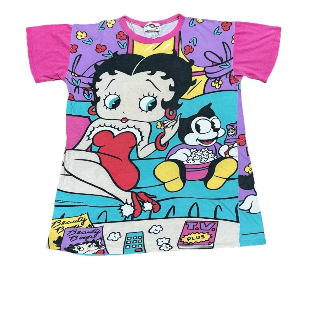 Vintage 1994 Betty Boop AOP Double Sided ‘I love Betty’ T-Shirt One Size